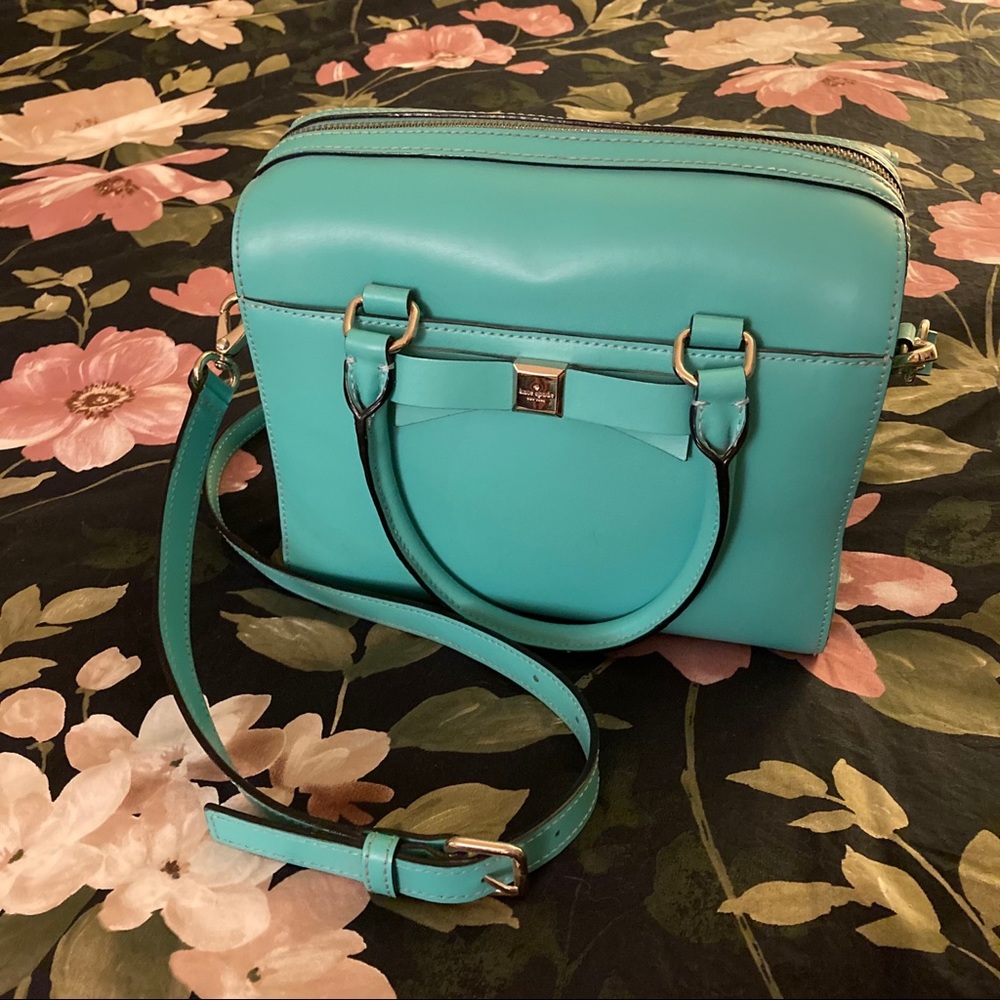 Kate spade Tiffany blue Bow handbag